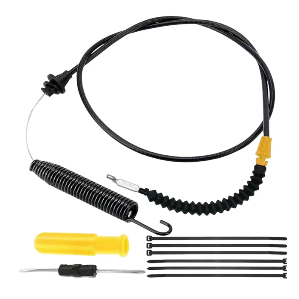 

Replacement Deck Engagement Cable for TroyBilt and For Craftsman Riding Mowers with Spring and Z Bent End Features