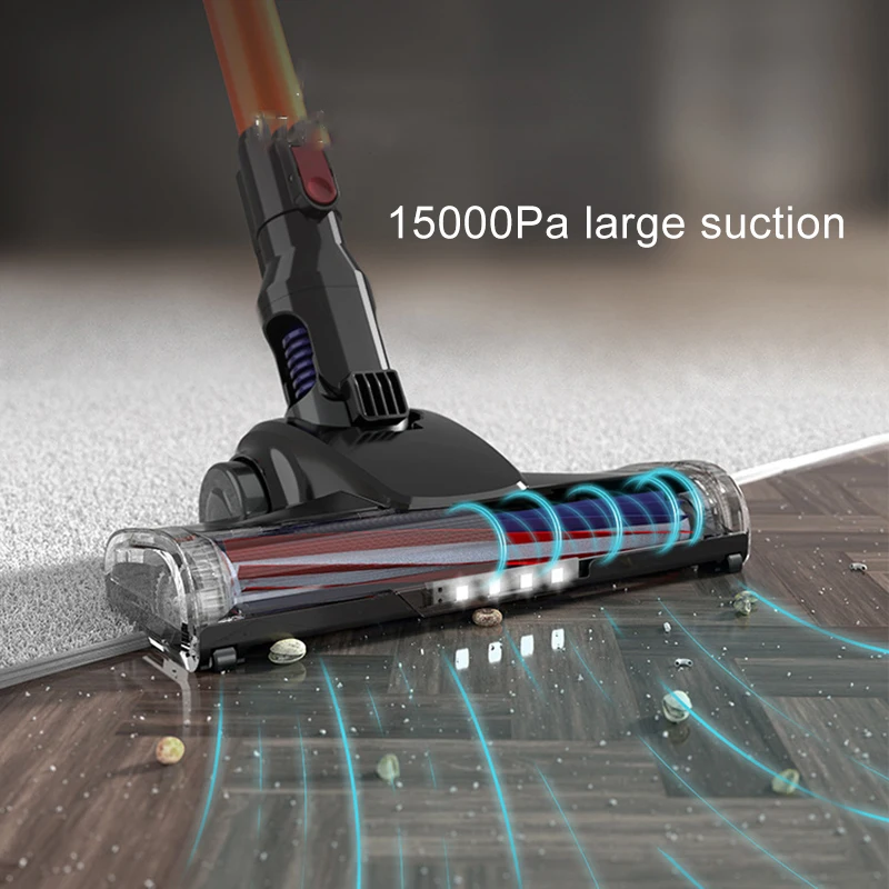 Wireless Handheld Vacuum Cleaner For Home Electric Broom 20kPa Powerful Suction Carpet Floor Bedding Cleaner Removable Battery