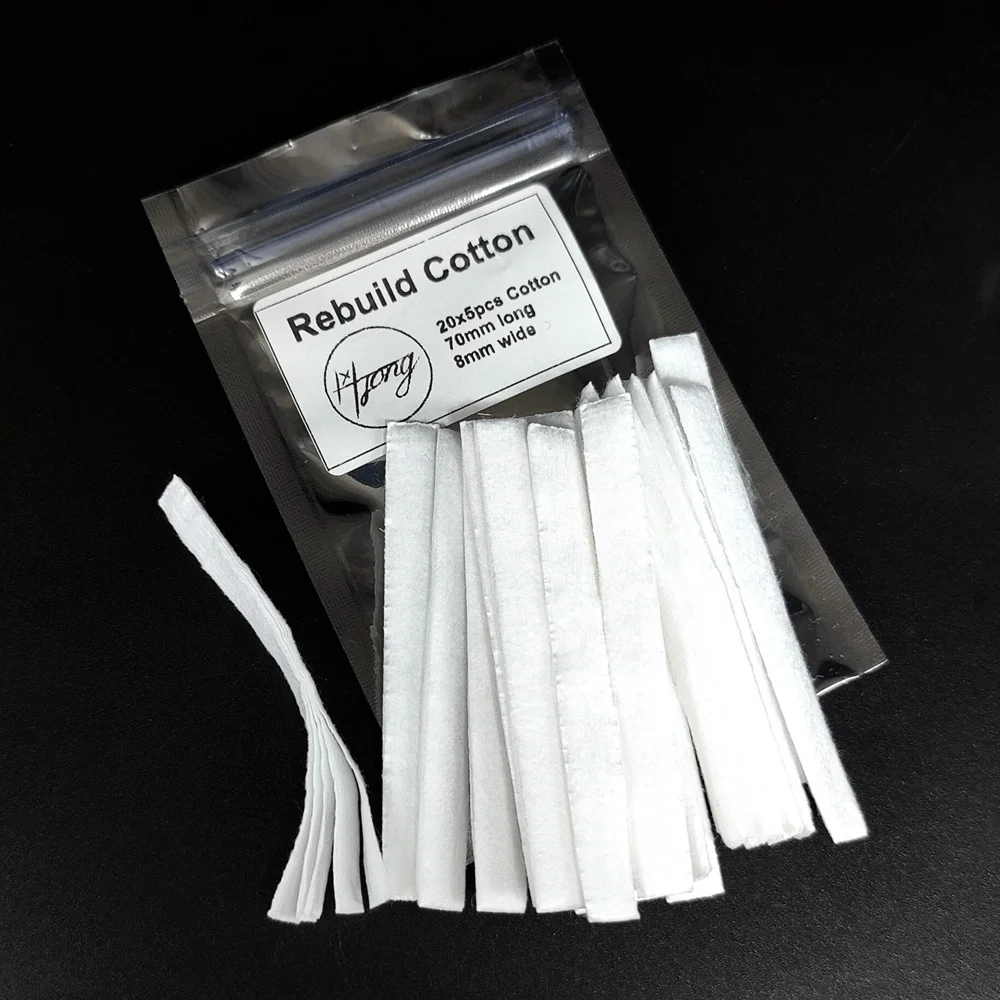 ل PNP RBA لفائف إعادة بناء شبكة عدة ل VOOPOO VM6 VM5 VM4 VM3 VM1 TM1 إعادة بناء القطن لفائف جراب خزان عدة