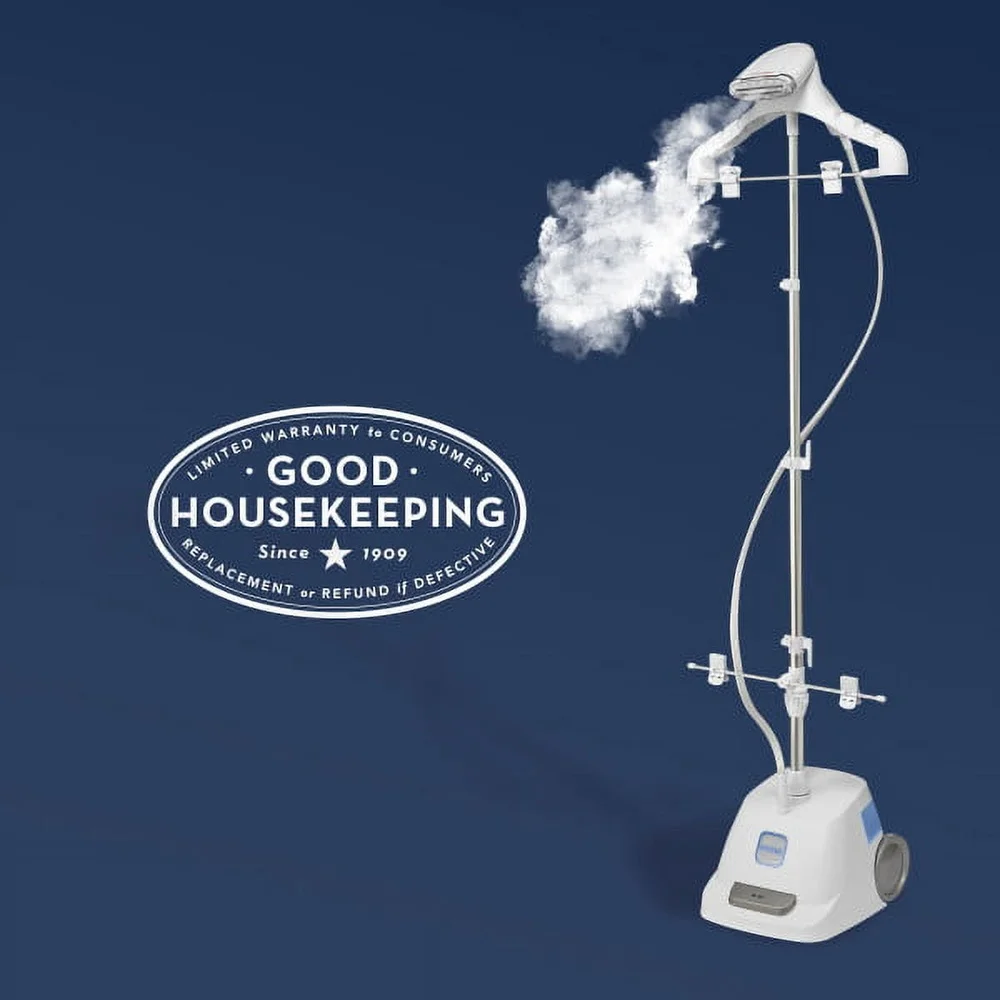 المهنية تستقيم آلة تنظيف الملابس بالبخار 1875 واط قوية البخار المزدوجة قائمة 90 دقيقة مكافحة الكالس تصفية المياه الملحقات