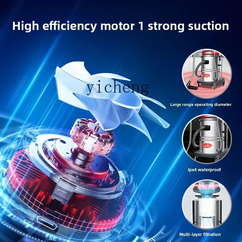 cc25 Industrial Vacuum Cleaner Commercial 3000w High Power Strong Suction Car Wash Factory Workshop Dust