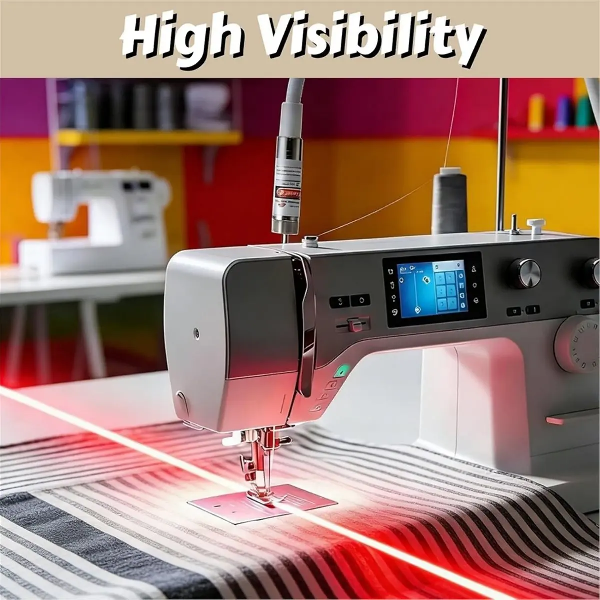 3pcs Magnetic Quilting Light for Sewing Machine with Adjustable Beam Modes and Strong Magnetic Base