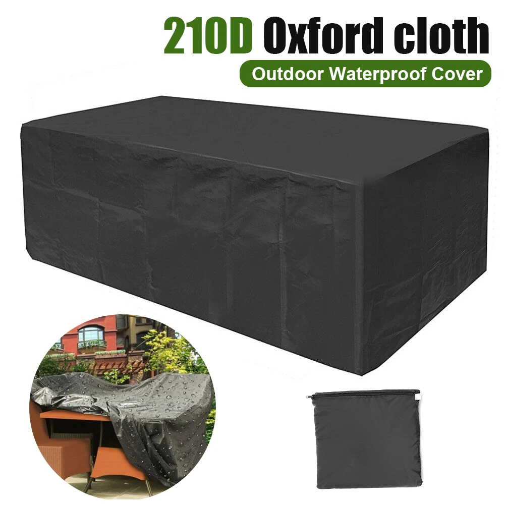 

270x180x89cm Outdoor Patio Garden Furniture Waterproof Covers High Quality Oxford Cloth Cover Sofa Table and Chair Dust Cover