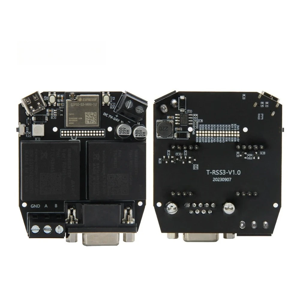 T-RSS3 ESP32-S3 Development Board Full-Duplex High-Speed RS232 RS485 Module WS2812 Type-C Kit for IoT Programming