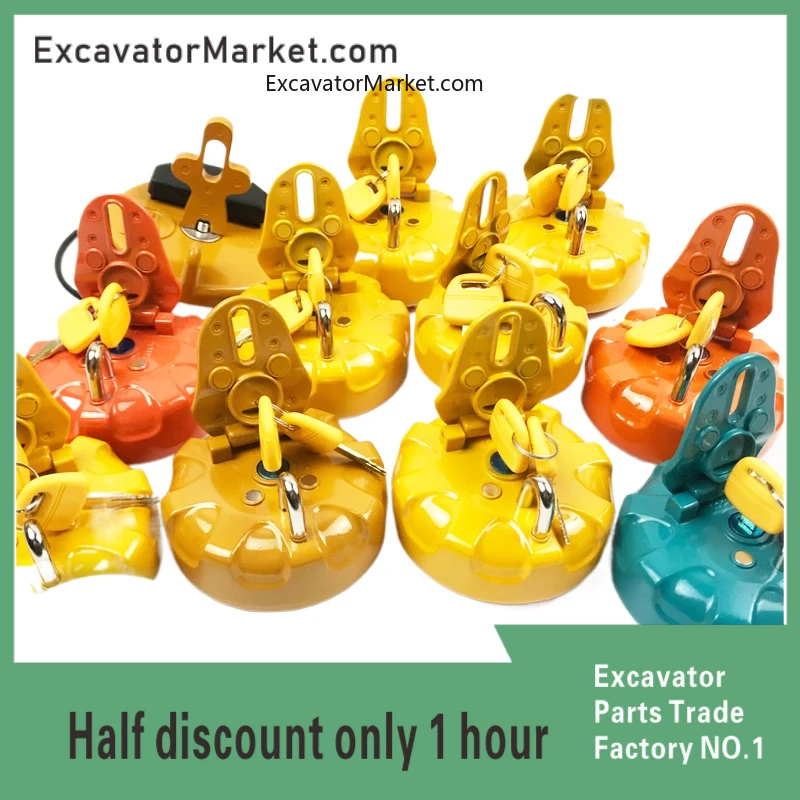 

For Lewo Xcmg Sdlg Xiagong Liugong Hitachi Hyundai Sany Sumitomo Diesel Tank Cover Anti Theft Tank Coverexcavator Parts