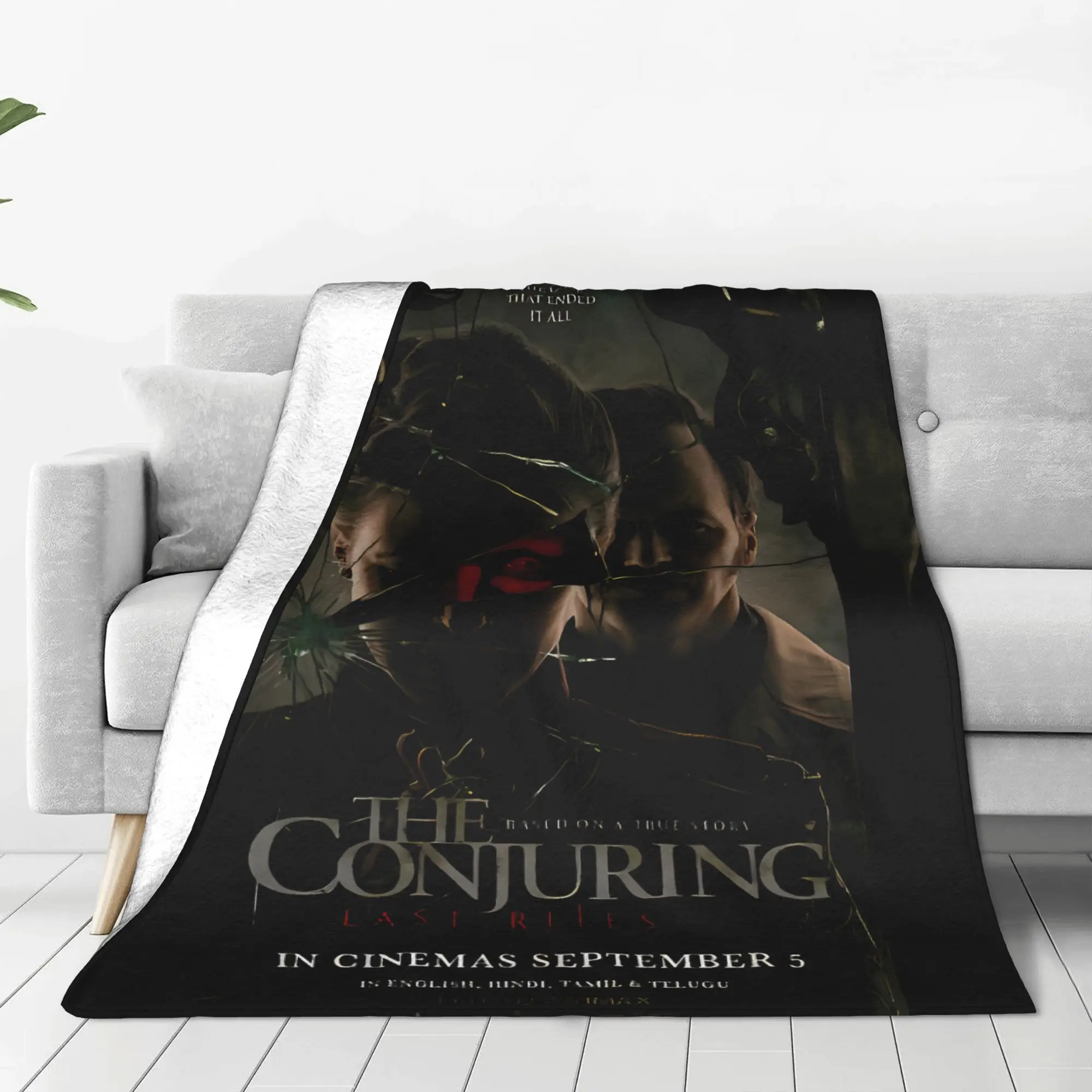 The Conjuring آخر طقوس بطانية دافئة لينة رقيق أفخم رمي بطانية لصبي فتاة الأريكة كرسي أريكة سرير الفانيلا غطاء السرير