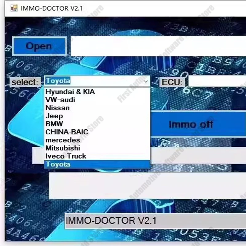 2023 IMMO DOCTOR V2.1 software Turn off engine computer anti-theft software for SIM2K MT38 ME 17.9.2 17.9.8 MED17.9.8 ME1