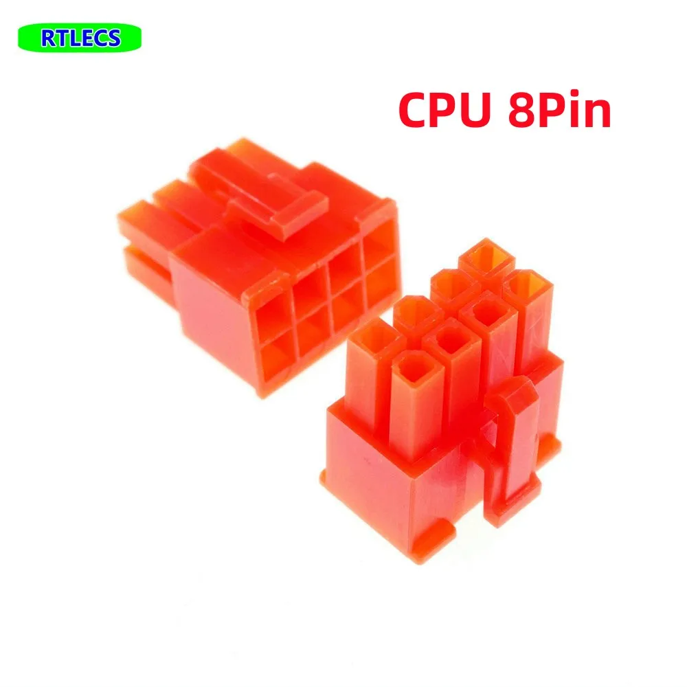 5 Pcs CPU 4.2 mm 4 8 10 14 16 18 20 24 20+4 PIN Plug Housing PC Computer EPS ATX PSC Motherboard Mainboard Power Connector Shell