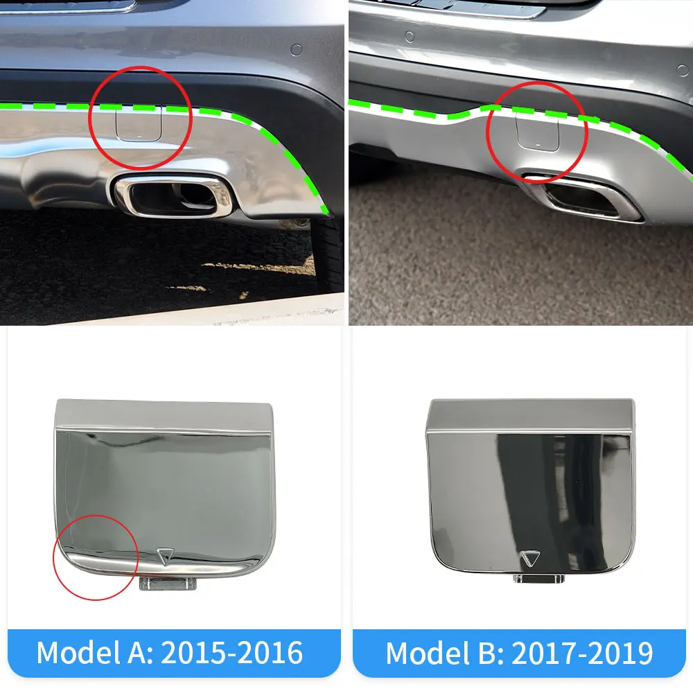 For Mercedes W156 Car Rear Bumper Tow Hook Cover Cap Accessory For Benz GLA Class 2015-2019 GLA200 GLA220 GLA250 1568851700