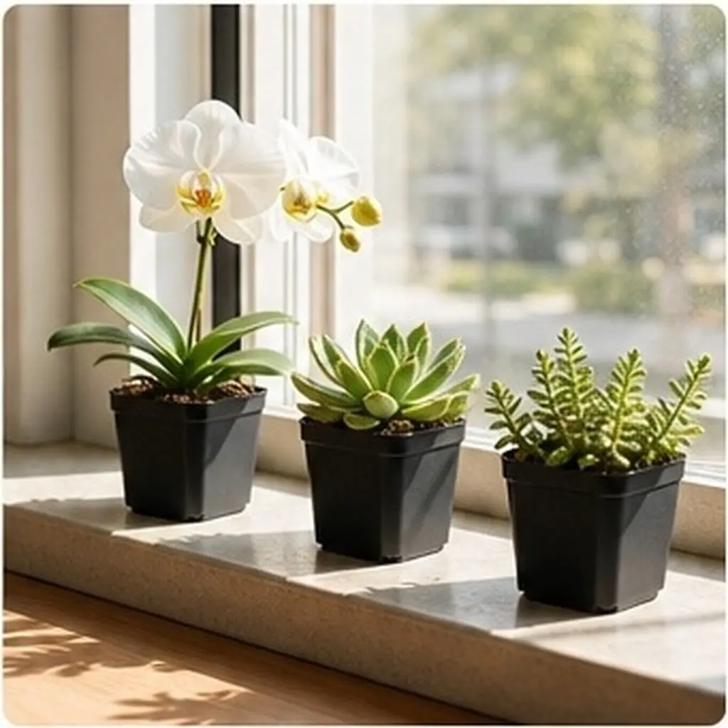 100Pcs Plastic Flower Pots Square Mini Succulent Planters Black Promotes Root Growth Ventilation Drainage for Succulent Plants