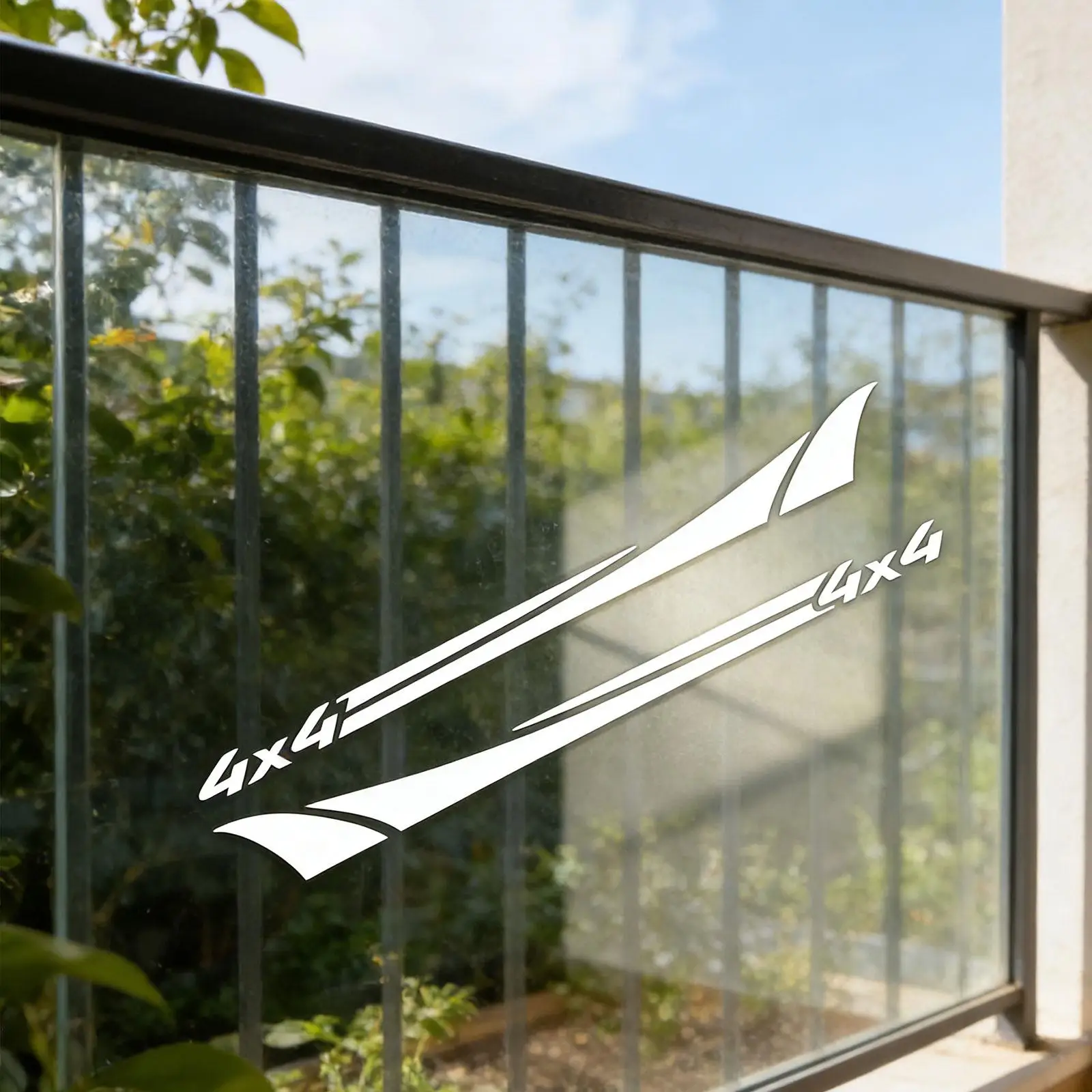 

2Pcs Car Sticker Car Body Side Stickers Decoration Quick Installation Sticker for SUV Bus Cargo Panel Car