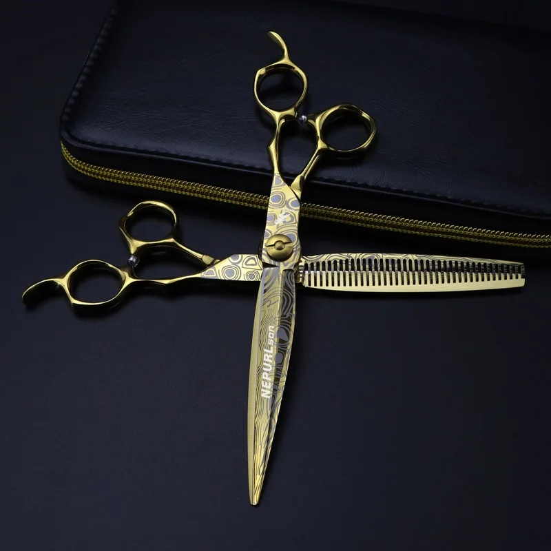 

Damascus 7 Inch Professional Hairdressing Scissors Hair Cutting Scissor Barber Shears Tools Salon Hair Scissors Haircut