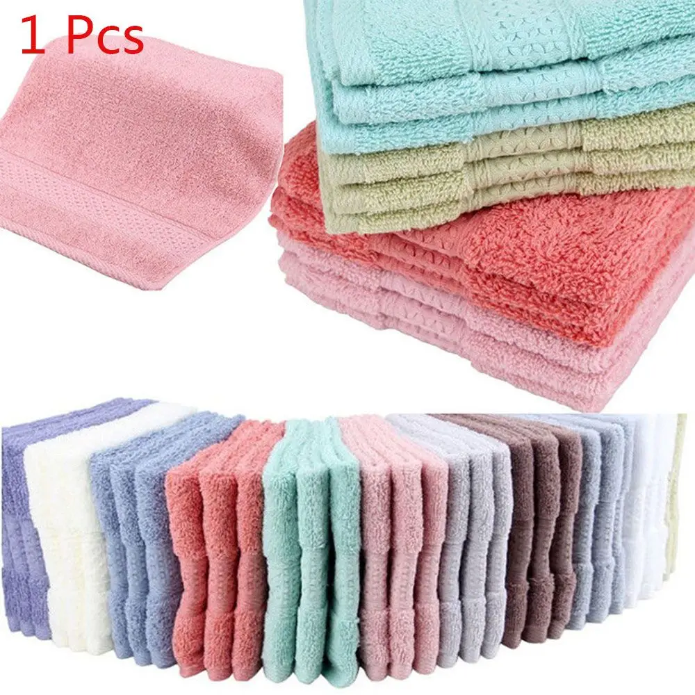 Extreme Comfort Cotton Antibacterial Absorbent Face Towel Square Scarf Dry Body Wash Cloths