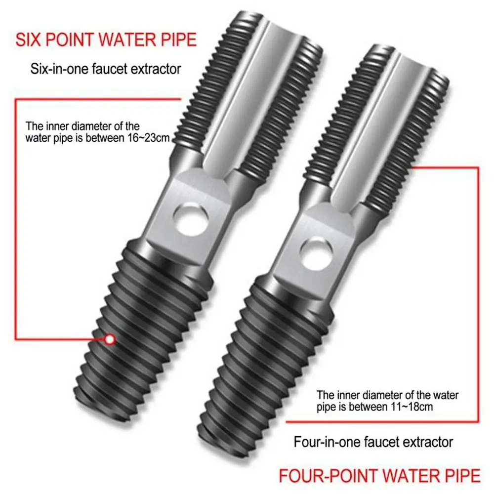 High-quality House For Water Pipe Damaged Broken Wire Water Pipe Faucet Drill Bits Bolt Remover Screw Remover Screw Extractor