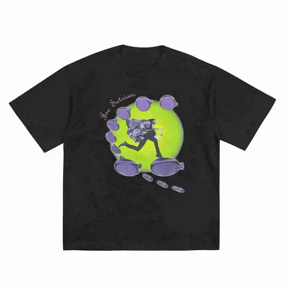 Joe Satriani Time Machine Short Sleeve Tee 100% Cotton T-Shirt