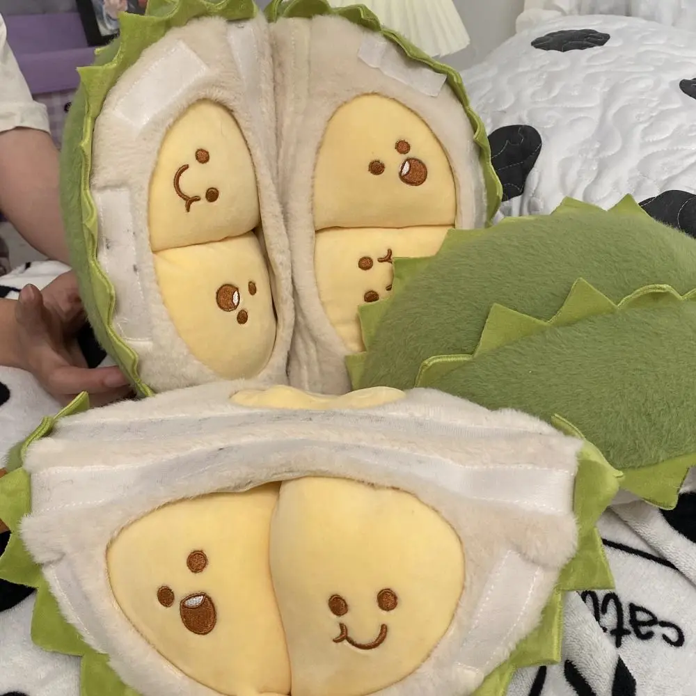 Cute Durian Fruit Shape Plush Toy Tearable Attracting Attention Relaxation Toy Stress Relief Plush Doll For Festival Gifts