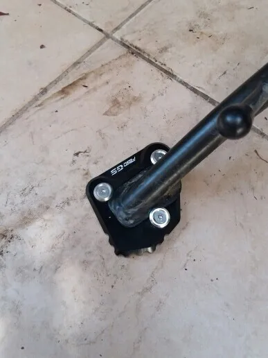 لسيارات BMW F850GS Adventure -2022 2023 2024 2025 دراجة نارية مسنده موسع القدم الجانب حامل تمديد وسادة دعم لوحة F 850 GS