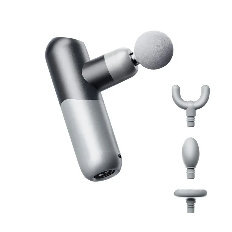 عالية الجودة شاشة تعمل باللمس سبائك الألومنيوم قذيفة معدنية العضلات تدليك صغير قرع مدلك الشحن السريع