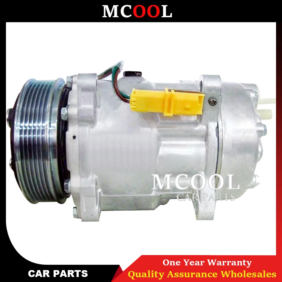 CAR Air Ac Compressor For Citroen/Fiat/Lancia/Peugeot 9687438080 SD7V16 6453LX 6453JN 6453LR 9646416780 1240 1228F 1805 1268