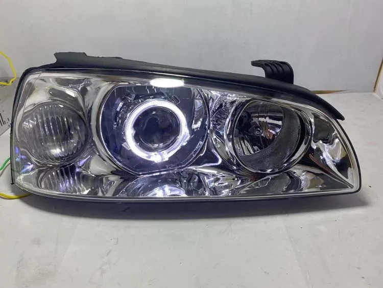 Gruppo faro anteriore per Hyundai elantra angel eye lens accessori per indicatori di direzione anabbaglianti bassi e abbaglianti