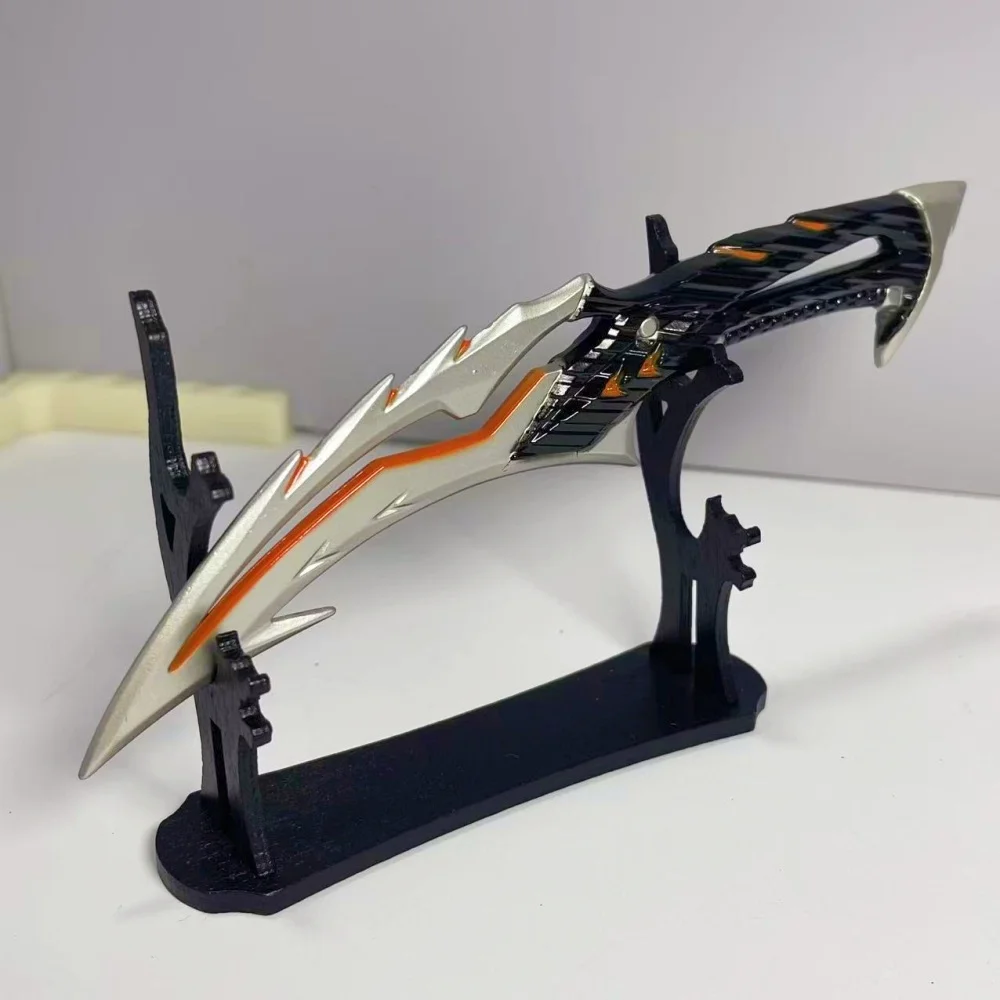 7,1 Zoll Valorant Prime Vandal Metall Katana Schwert Japanisches Katana Ninja Messer Original Samurai Säbel Cosplay Zubehör Prop Spielzeug