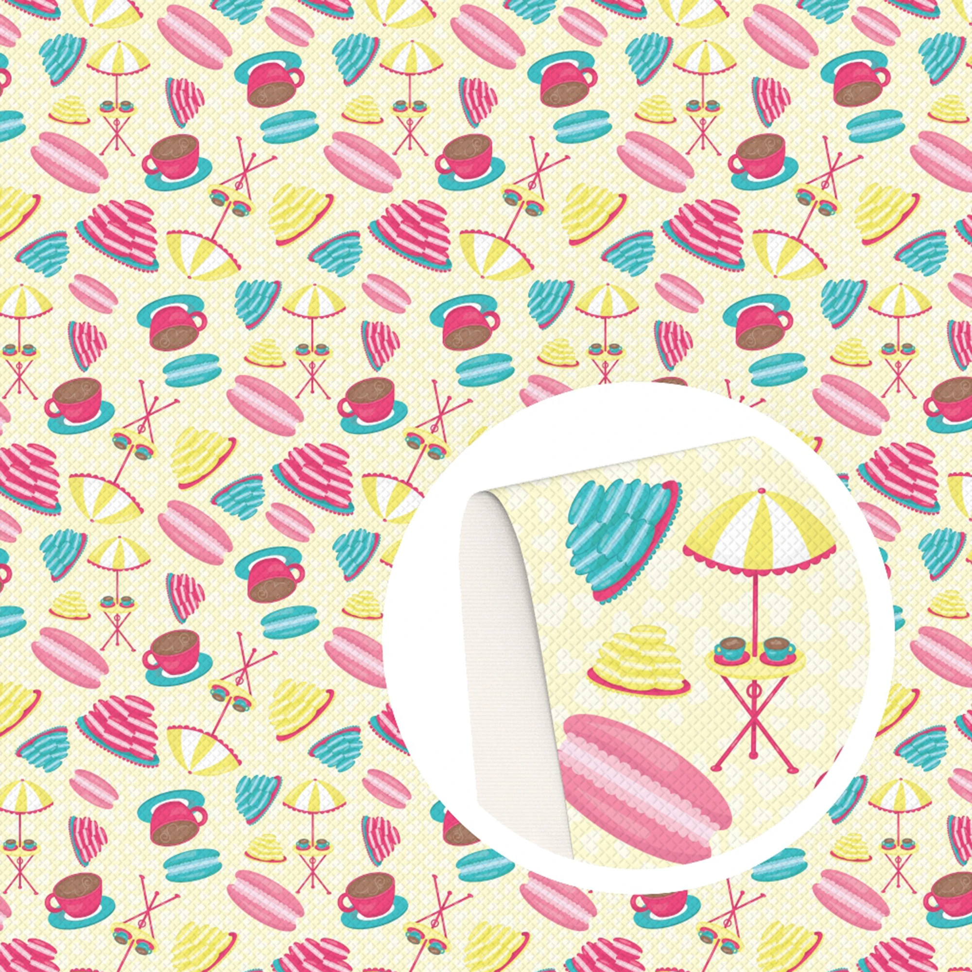 Biscotti per Cupcake 50*145cm tessuto di cotone poliestere cucito Quilting materiale per ricamo accessori fatti a mano per abiti fai da te