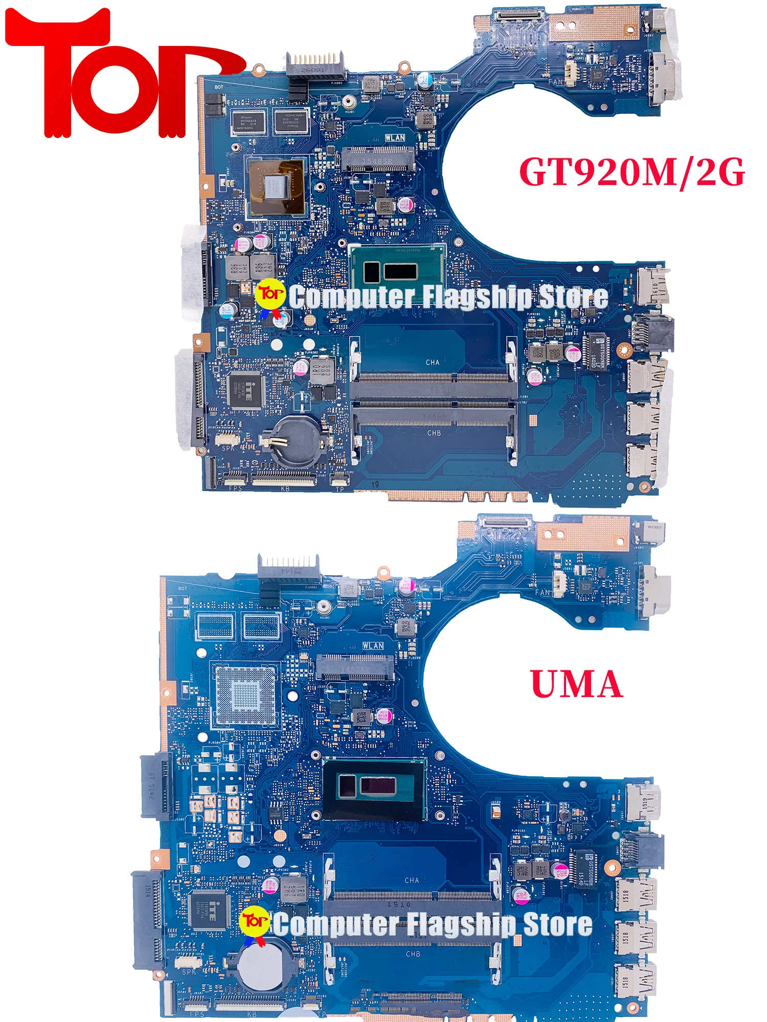 P452LJ Laptop Motherboard Für ASUS P452LA P452L PRO452L PE452 Mainboard I3 I5-5200U I7-5500U 5TH GEN UMA GT920M/V2G 100% arbeits