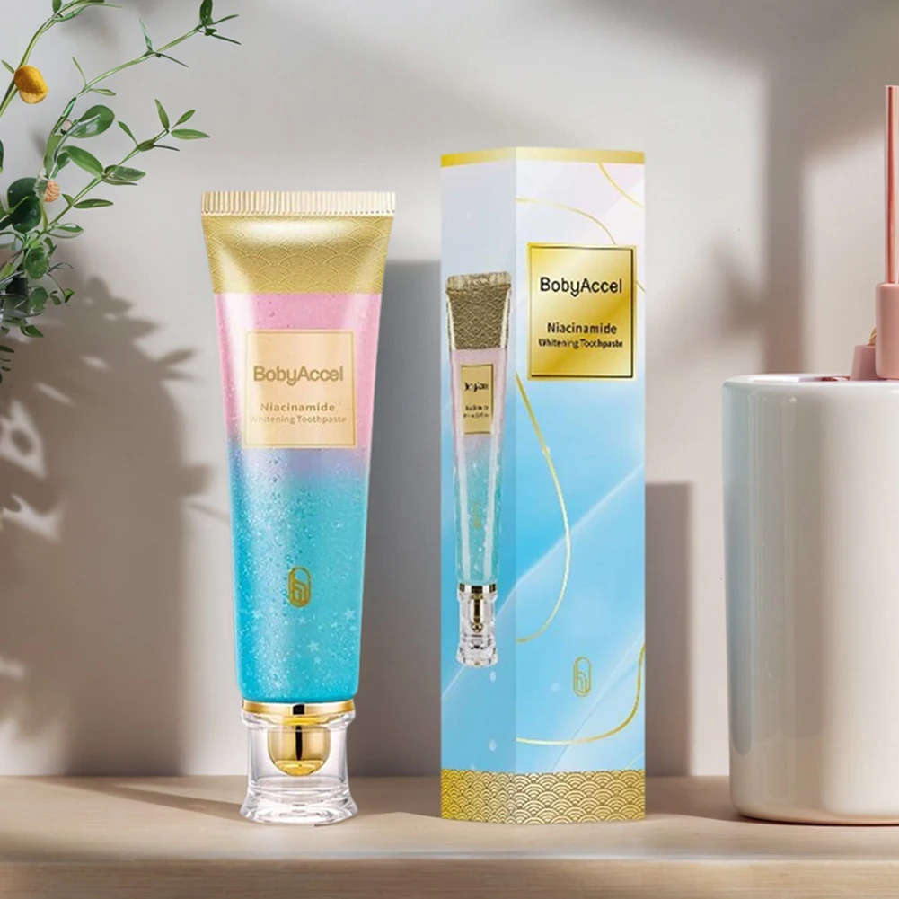 100G Fluoride Free Toothpaste with Natural Gentle Care Niacinamide Toothpaste Remove Tooth Stains for Healthier and Whiter Teeth