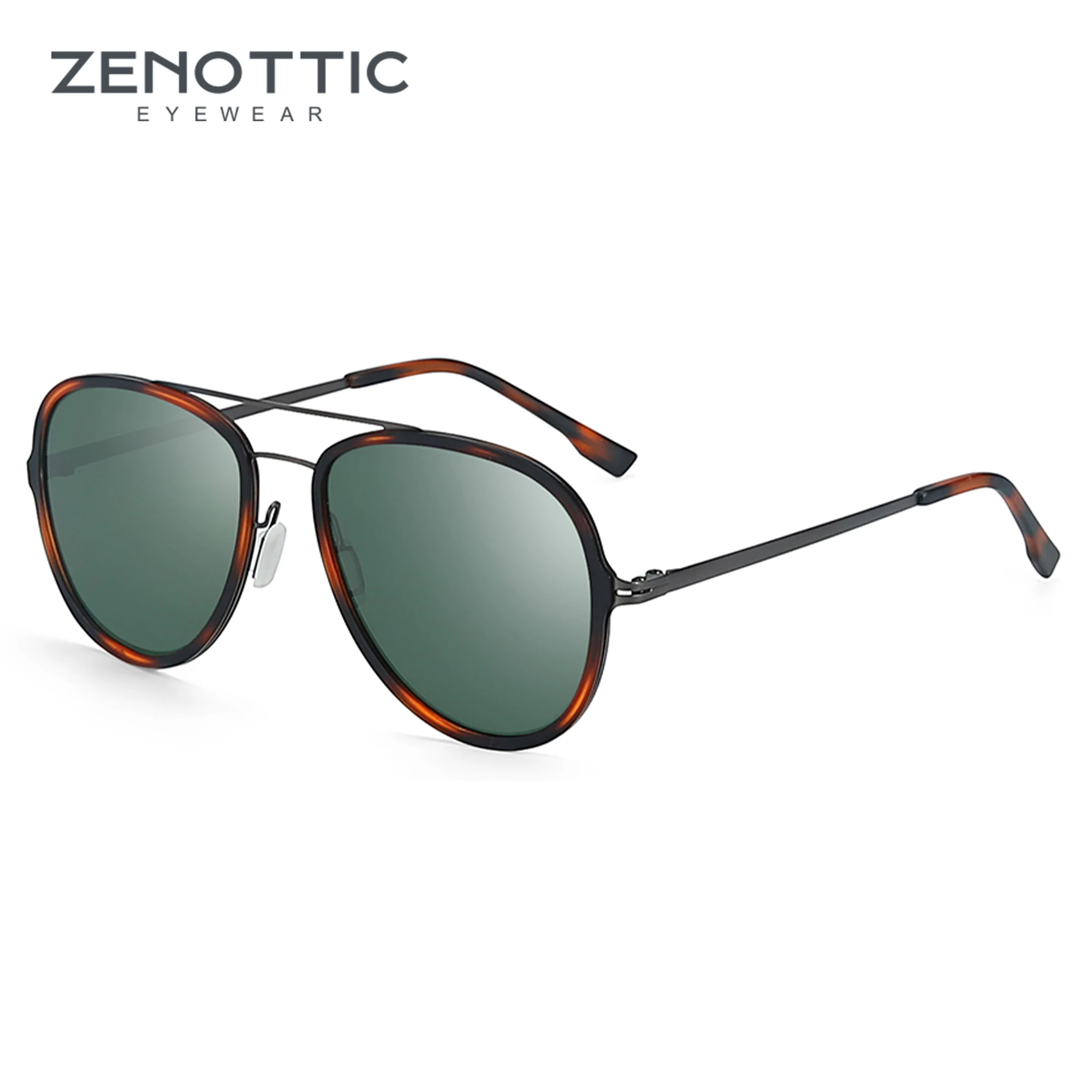 ZENOTTIC 100% UV400 Protection Urltra-Light Sunglasses for Women Male Classic Sports Driving Polarized Pilot Sun Glasses