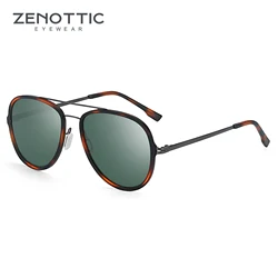 ZENOTTIC UV400 Protection Urltra-Light Sunglasses for Women Male Classic Sports Driving Polarized Pilot Sun Glasses