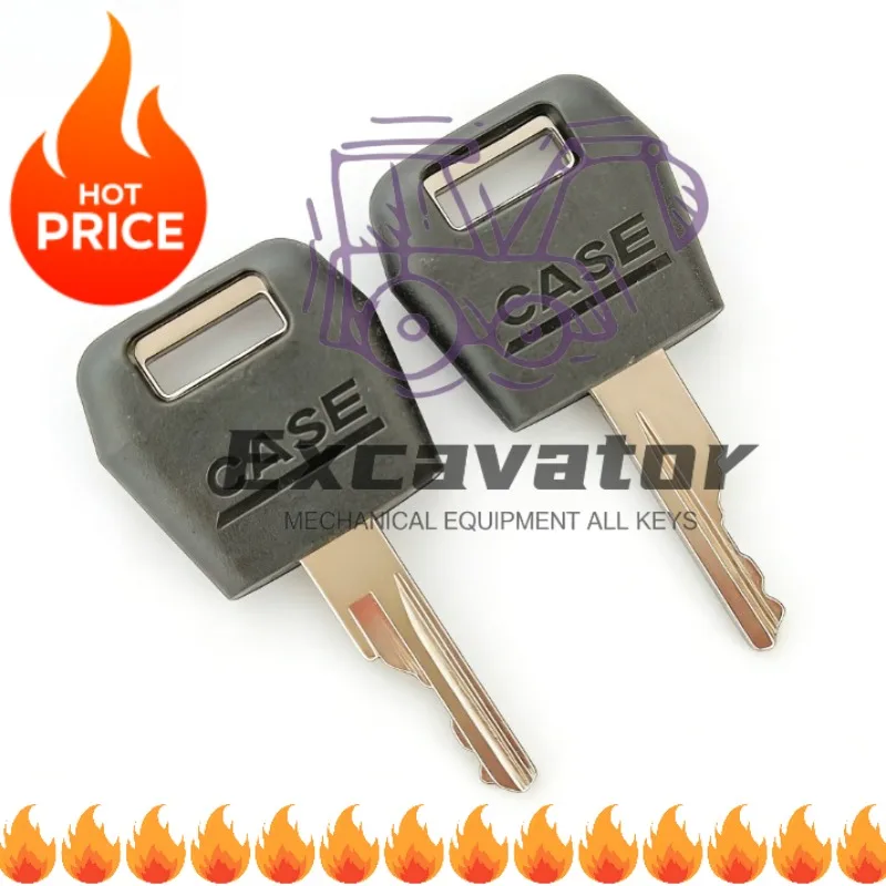 10/5/3/1PCS Llave de encendido premium D250 para cargadora de dirección deslizante Case y tractor internacional 1835C