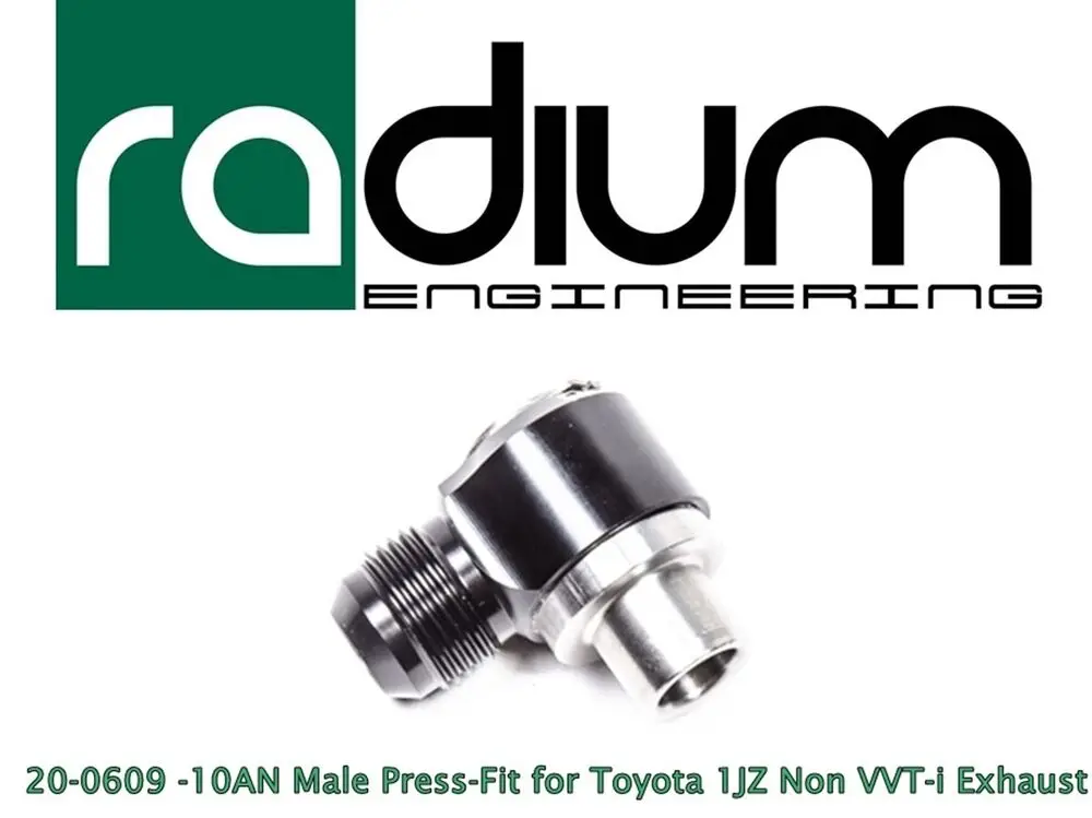 

Radium 20-0609 -10AN Male Press-Fit for Toyota 1JZ Non VVT-i Exhaust