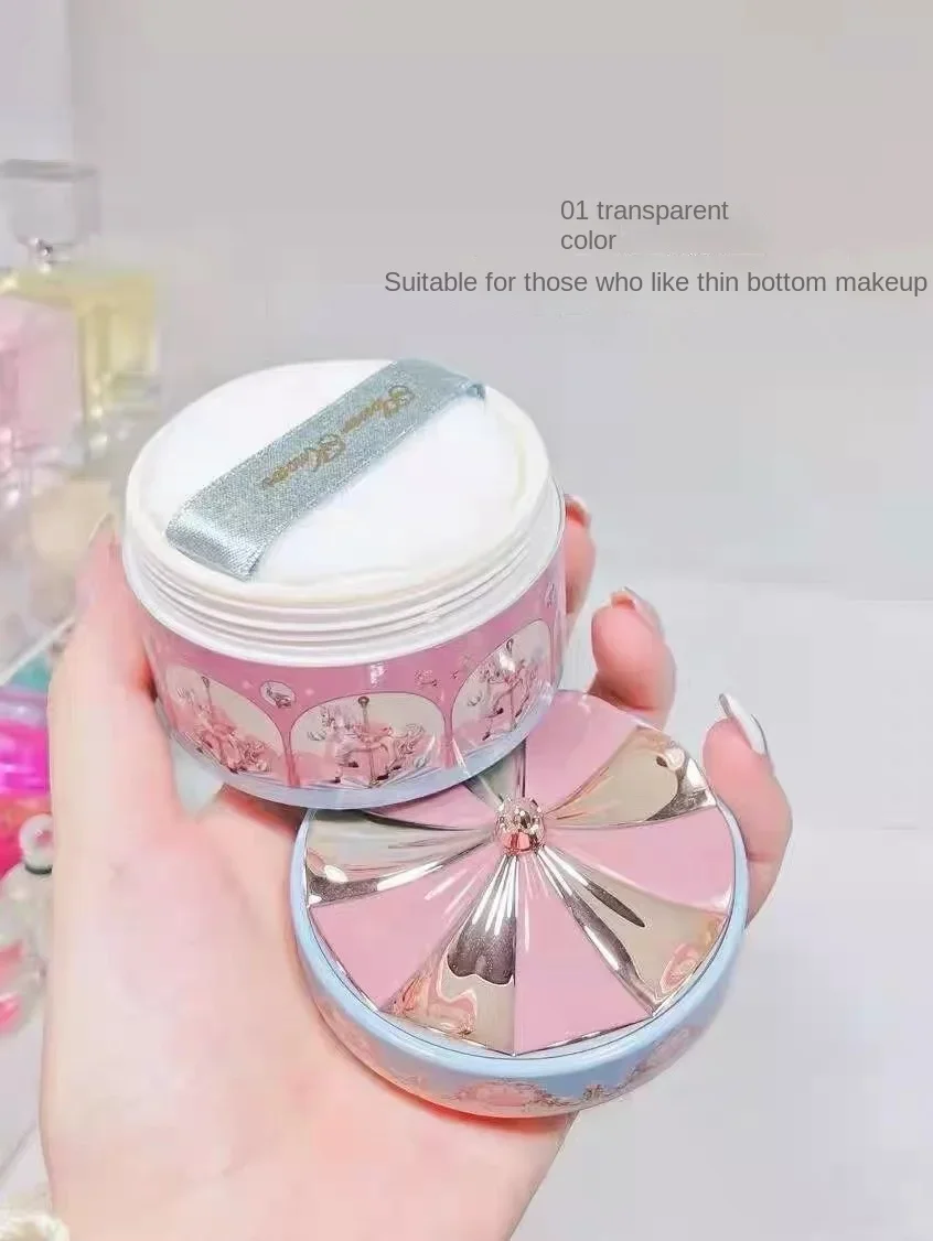 XL Soft Focus Light Fog Powder Matte Face Powder Natural Color Oil Control Finishing Powder Matte แต่งหน้า