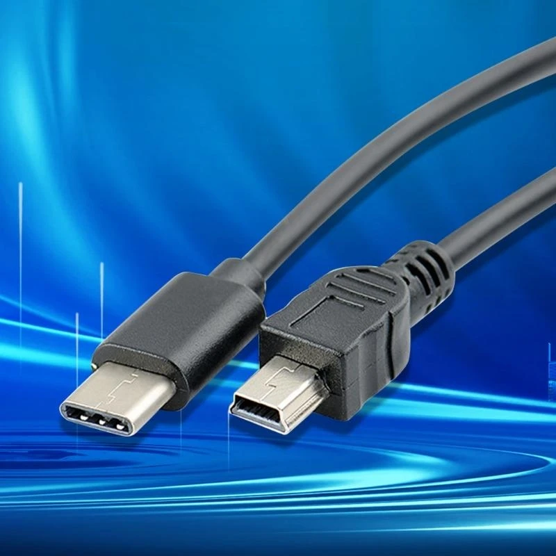  1.81inch Type C to Mini USB Camera OTG Copy Conversion Cable Mini USB Cable