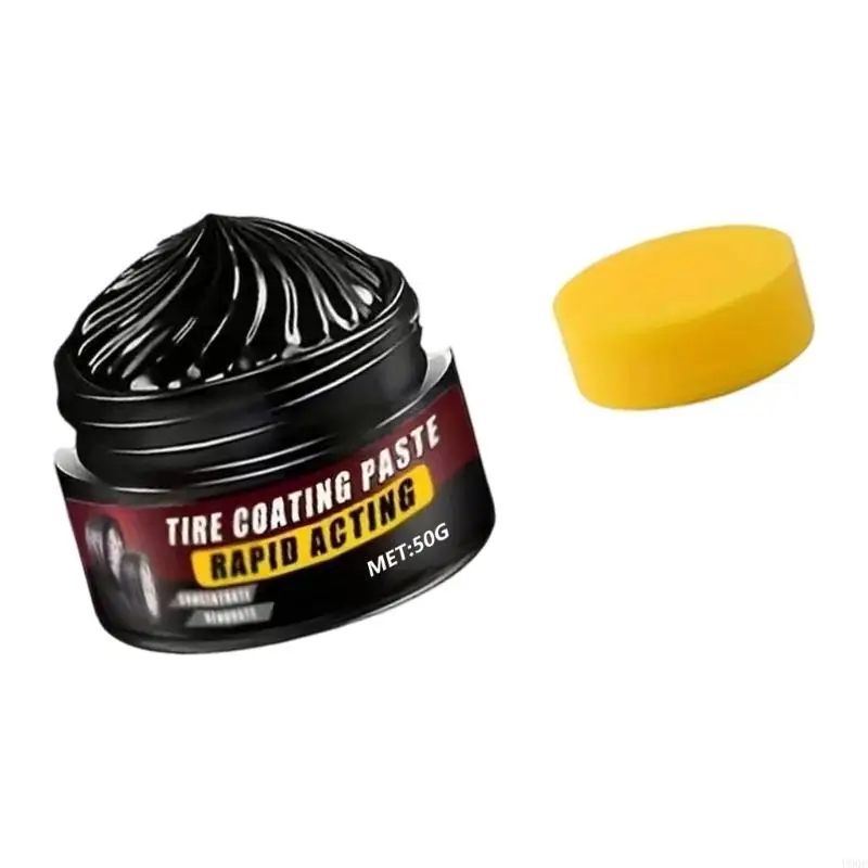Upgrades Tire & Trim Restorer with Ceramic Coating Technology Plastic Rubber Polish Wax for Vehicle Motorcycles New