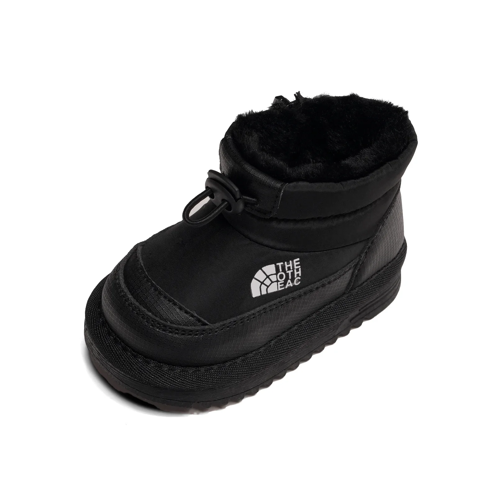 Inverno botas de neve do bebê meninos neve prevenção de vento sapatos de algodão meninas bonito fivela design botas de neve crianças