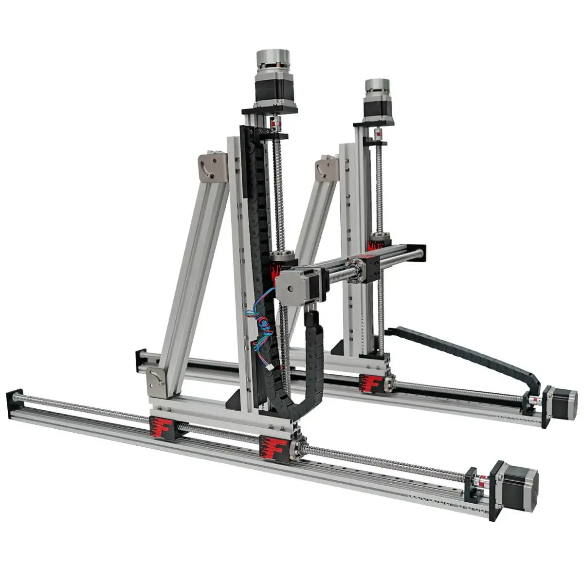 

Double Z Axis Linear Table Ball Screw Gantry System Vertical Rail Guide