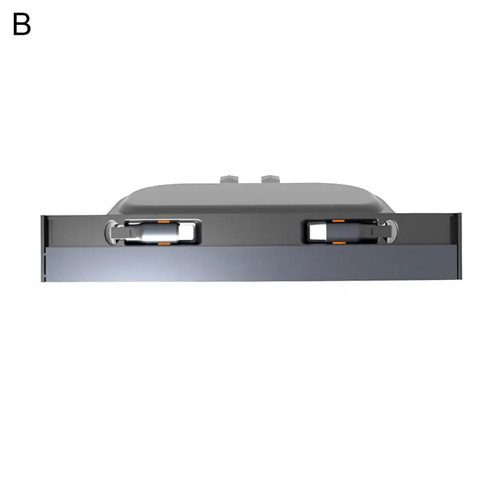 Estación de acoplamiento Usb para coche, estación de acoplamiento para consola Tesla modelo 3/y, estación de acoplamiento Usb con Cable de carga retráctil de 27w para coche