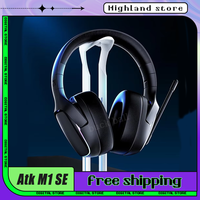 Atk M1 SE Headphone Mercury I Wireless Bluetooth 1200mah Head-Mounted Noise Reduction Csgo Gaming Headset Gamer Earphones Custom