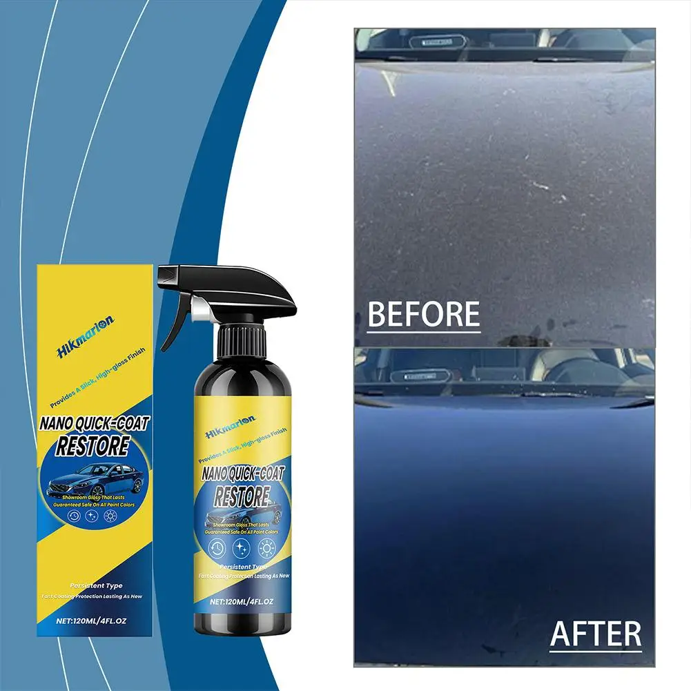 

Спрей для покрытия автомобиля 120 мл, быстродействующий, для восстановления керамического покрытия, для авто и дома, для придания блеска и ухода, спрей-агент Y9g0