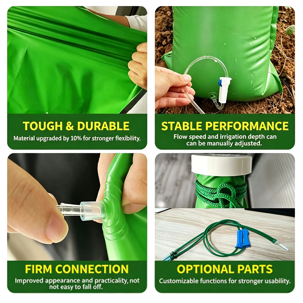 Reusable Tree Drip Irrigation Adjustable Water Supply Bag Self-watering Plants Dropper Dripping Garden Gadgets System Dripper