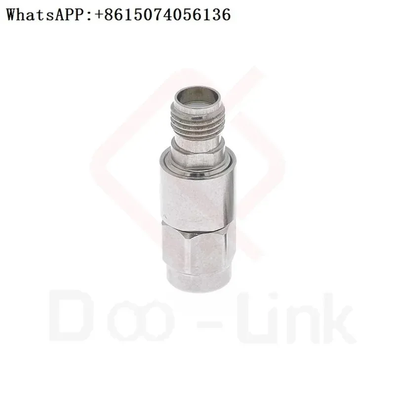 SMA coaxial fixed attenuator DC-6GHz 2W 1-60dB bidirectional attenuation male-female joint stainless steel