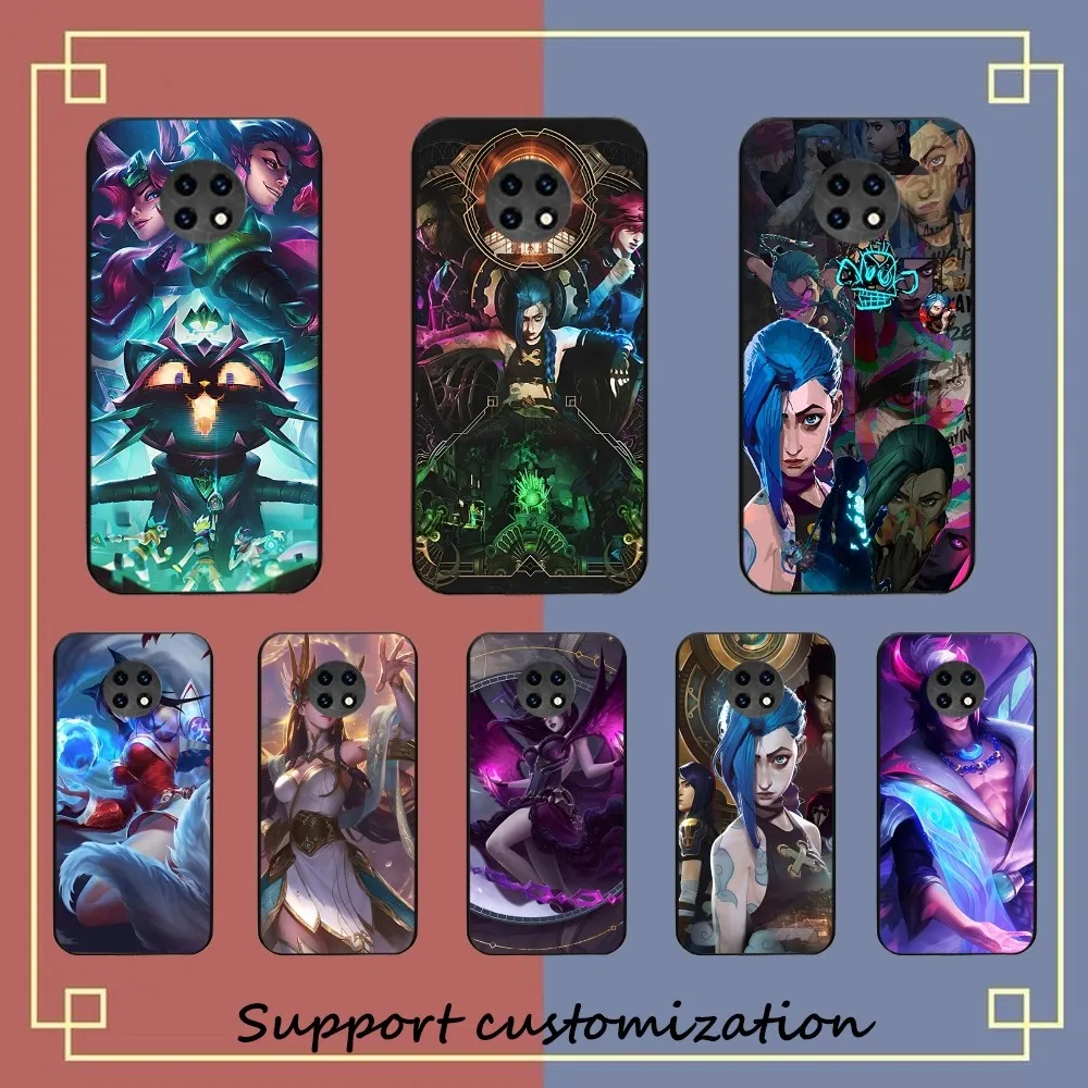 

Game L-league of legends Mousepad For Redmi 5 6 7 8 9 10 plus pro 6 7 8 9 A GO K20 K30 K40 pro plus F3 Fundas