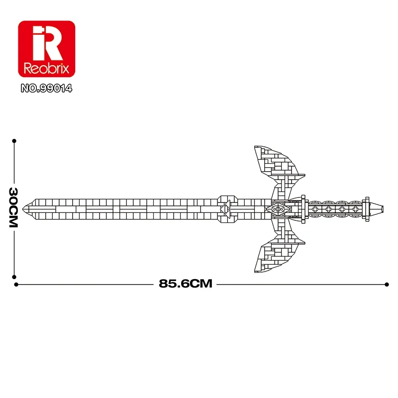 Creatief beroemd model Lightsaber 820 stuks bouwsteenmodel voor verzamelaars kinderen kerstcadeau
