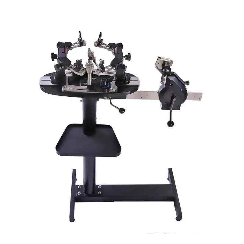 Konmat Sports Full Tool Set Tennis Badminton Racket Stringing Machine Durable Vertical Stand Metal Construction