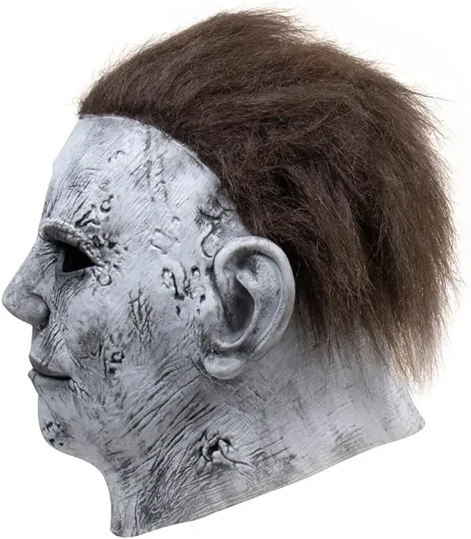 Halloween Maske Michael Myers Killer Maske Horror Cosplay Latex Horror Gruselige Masken Karneval Maskerade Party Kostüm Prop – Detail 6