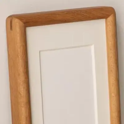 For Home Decor Tabletop Frame Elegant Picture Frame Beige Mat Board Flexible Display Options Mortise And Tenon Joint Design