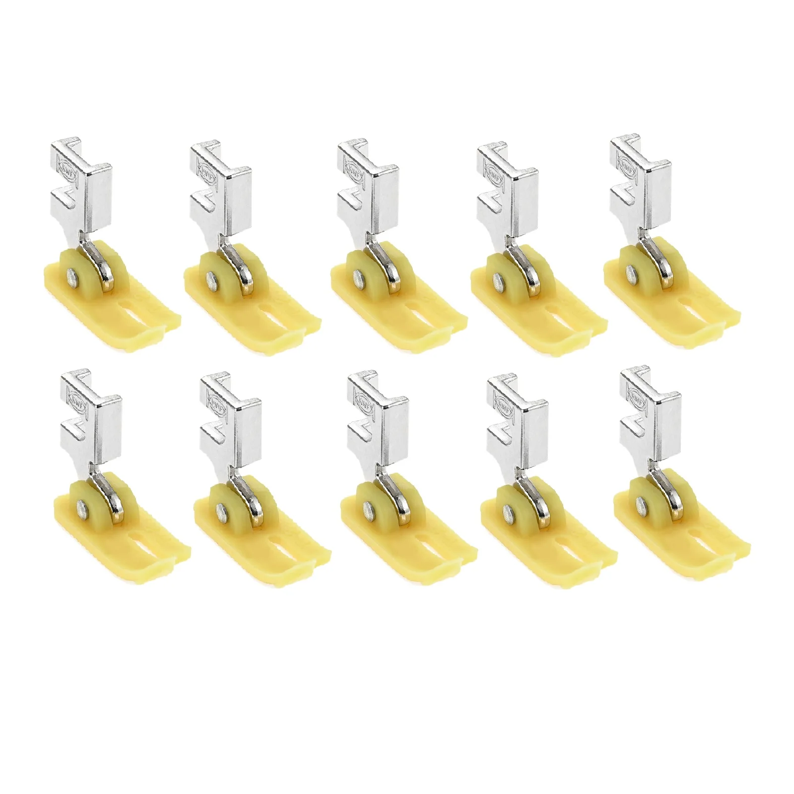 10pcs Old Style Sewing Machine Feet Plastic Presser for Non Stick Bottom Treadle Sewing Machines  Accessories DIY Craft Tools