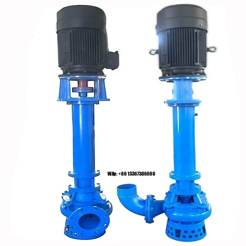 Vertical Submerged Pump High-Lift  Pump for River Bottom Dredging Sewage & Sand Pumping Sewage Sand