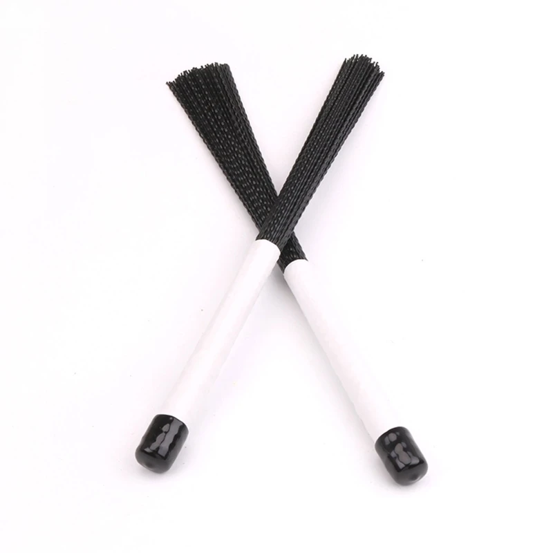 Retractable Wavy Drum Brushes Telescopic Percussion Professional Wire Brush Dropship